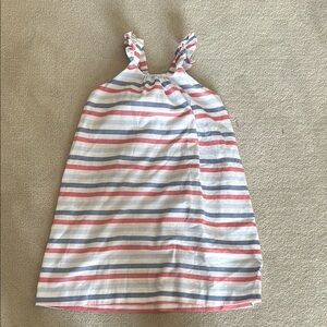 Little English Red and Blue Striped Dress- Size 5